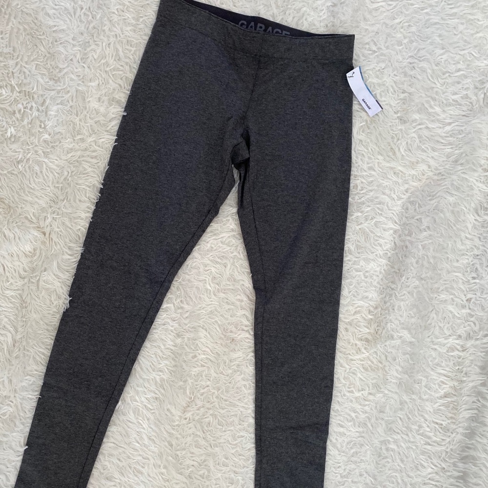 Grey GARAGE full-length leggings
